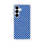プレミアムスクエアケース with SnapMag［ Small Dot - Blue ］