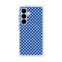 プレミアムスクエアケース with SnapMag［ Small Dot - Blue ］