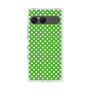 プレミアムスクエアケース with SnapMag［ Small Dot - Green ］