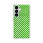 プレミアムスクエアケース with SnapMag［ Small Dot - Green ］