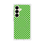 プレミアムスクエアケース with SnapMag［ Small Dot - Green ］