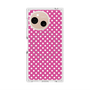 プレミアムスクエアケース with SnapMag［ Small Dot - Pink ］