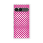 プレミアムスクエアケース with SnapMag［ Small Dot - Pink ］