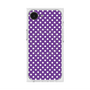 プレミアムスクエアケース with SnapMag［ Small Dot - Purple ］
