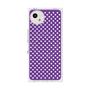 プレミアムスクエアケース with SnapMag［ Small Dot - Purple ］