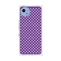 プレミアムスクエアケース with SnapMag［ Small Dot - Purple ］