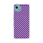 プレミアムスクエアケース with SnapMag［ Small Dot - Purple ］