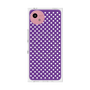 プレミアムスクエアケース with SnapMag［ Small Dot - Purple ］