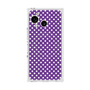 プレミアムスクエアケース with SnapMag［ Small Dot - Purple ］