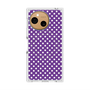 プレミアムスクエアケース with SnapMag［ Small Dot - Purple ］