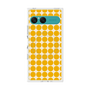 プレミアムスクエアケース with SnapMag［ Big Dot - Yellow ］