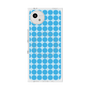 プレミアムスクエアケース with SnapMag［ Big Dot - Blue ］