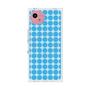 プレミアムスクエアケース with SnapMag［ Big Dot - Blue ］