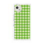 プレミアムスクエアケース with SnapMag［ Big Dot - Green ］