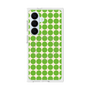 プレミアムスクエアケース with SnapMag［ Big Dot - Green ］