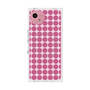 プレミアムスクエアケース with SnapMag［ Big Dot - Pink ］