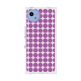 プレミアムスクエアケース with SnapMag［ Big Dot - Purple ］