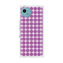 プレミアムスクエアケース with SnapMag［ Big Dot - Purple ］