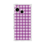 プレミアムスクエアケース with SnapMag［ Big Dot - Purple ］