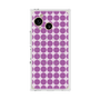 プレミアムスクエアケース with SnapMag［ Big Dot - Purple ］