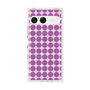 プレミアムスクエアケース with SnapMag［ Big Dot - Purple ］