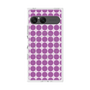 プレミアムスクエアケース with SnapMag［ Big Dot - Purple ］