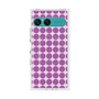 プレミアムスクエアケース with SnapMag［ Big Dot - Purple ］