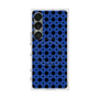 プレミアムスクエアケース with SnapMag［ Shower Dot - Blue ］