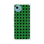 プレミアムスクエアケース with SnapMag［ Shower Dot - Green ］