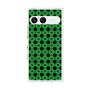 プレミアムスクエアケース with SnapMag［ Shower Dot - Green ］