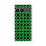 プレミアムスクエアケース with SnapMag［ Shower Dot - Green ］