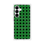 プレミアムスクエアケース with SnapMag［ Shower Dot - Green ］