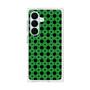 プレミアムスクエアケース with SnapMag［ Shower Dot - Green ］