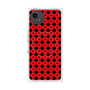 プレミアムスクエアケース with SnapMag［ Shower Dot - Red ］