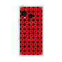 プレミアムスクエアケース with SnapMag［ Shower Dot - Red ］