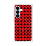プレミアムスクエアケース with SnapMag［ Shower Dot - Red ］