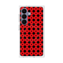 プレミアムスクエアケース with SnapMag［ Shower Dot - Red ］