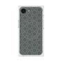プレミアムスクエアケース with SnapMag［ Dot Circle - Gray ］