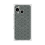 プレミアムスクエアケース with SnapMag［ Dot Circle - Gray ］