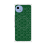 プレミアムスクエアケース with SnapMag［ Dot Circle - Green ］