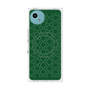 プレミアムスクエアケース with SnapMag［ Dot Circle - Green ］