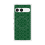 プレミアムスクエアケース with SnapMag［ Dot Circle - Green ］
