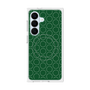 プレミアムスクエアケース with SnapMag［ Dot Circle - Green ］