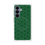 プレミアムスクエアケース with SnapMag［ Dot Circle - Green ］