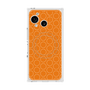 プレミアムスクエアケース with SnapMag［ Dot Circle - Orange ］