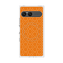 プレミアムスクエアケース with SnapMag［ Dot Circle - Orange ］