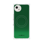 プレミアムスクエアケース with SnapMag［ Dot Gradation - Green ］