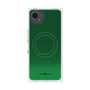 プレミアムスクエアケース with SnapMag［ Dot Gradation - Green ］