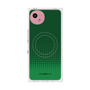 プレミアムスクエアケース with SnapMag［ Dot Gradation - Green ］