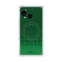 プレミアムスクエアケース with SnapMag［ Dot Gradation - Green ］